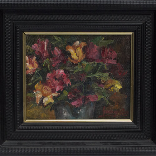Búcaro de rosas par Rosa San Agustín, Peinture en vente sur Singulart