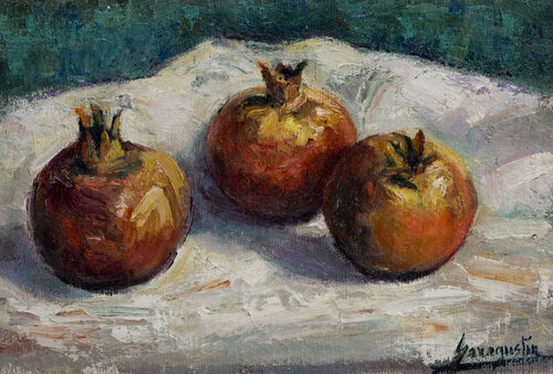 Tres granadas von Rosa San Agustín, Malerei kaufen auf Singulart