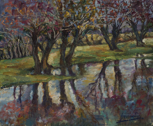 La charca de Chapi de Rosa San Agustín, Pintura a la venta en Singulart