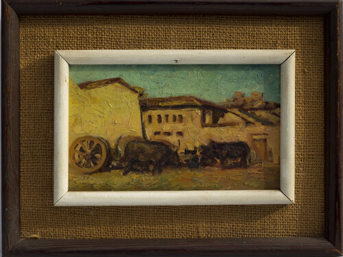 Bueyes by Rosa San Agustín, Painting for Sale on Singulart
