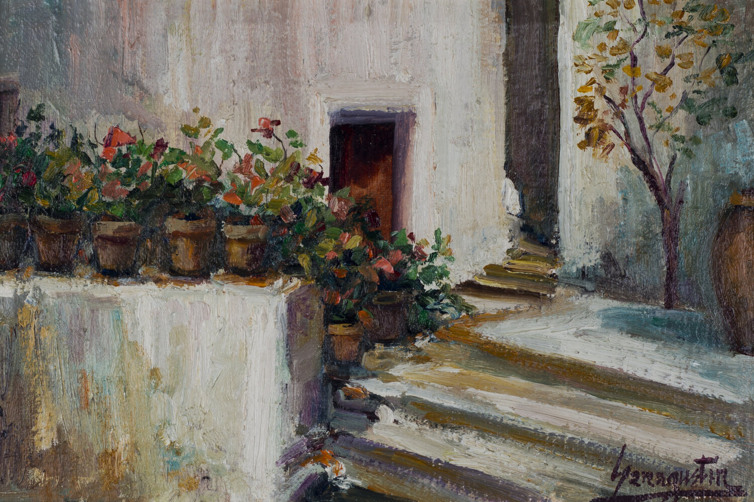 El patio Rosa San Agustín Originalgemälde zu verkaufen