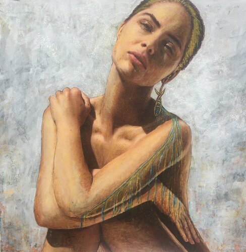 Pendiente de pez van Matias Sansalonie, Schilderij te koop op Singulart