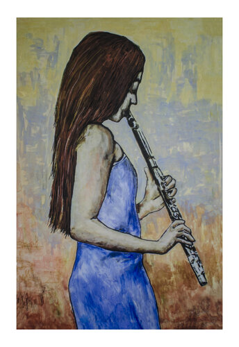 Sonata van Matias Sansalonie, Werk op papier te koop op Singulart