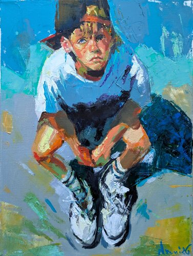 Urban watchers Impression 54 von Peppe Aveni, Malerei kaufen auf Singulart