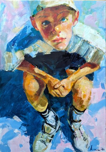 Urban Watchers Impression 58 di Peppe Aveni, Pittura in vendita su Singulart