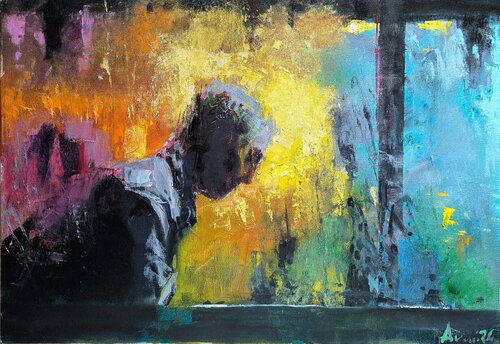 Commuters Impression 78 van Peppe Aveni, Andere media te koop op Singulart