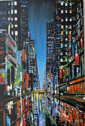 New York by Peter Denk, Painting for Sale on Singulart