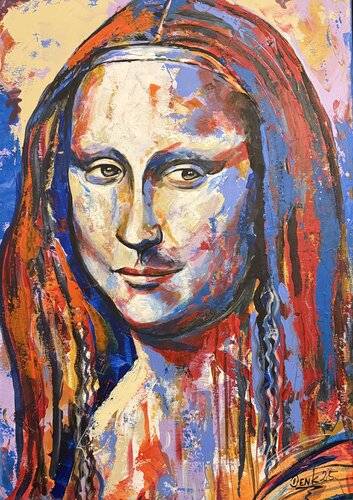 mona lisa by Peter Denk, Painting for Sale on Singulart