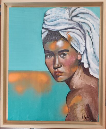 Amanecer coral (Coral Sunrise) van Martin G Jare´ño, Schilderij te koop op Singulart