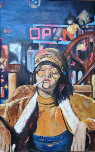 Open All Night by Martin G Jare´ño, Painting for Sale on Singulart