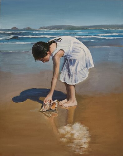 Pequeño Tesoro (Little treasure) van Martin G Jare´ño, Schilderij te koop op Singulart