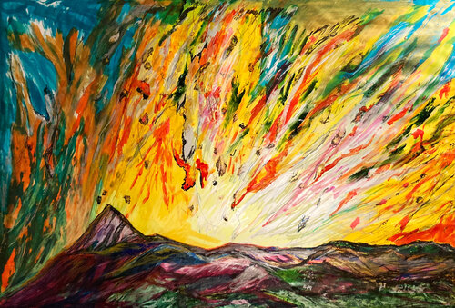 Colosse by Sebastián Mejía - Santos, Work on Paper for Sale on Singulart