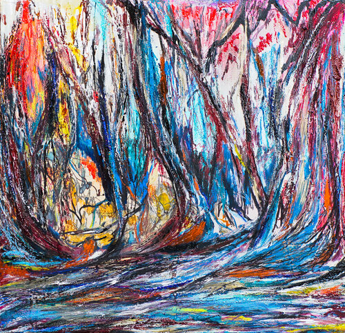 Danse à trois by Sebastián Mejía - Santos, Painting for Sale on Singulart
