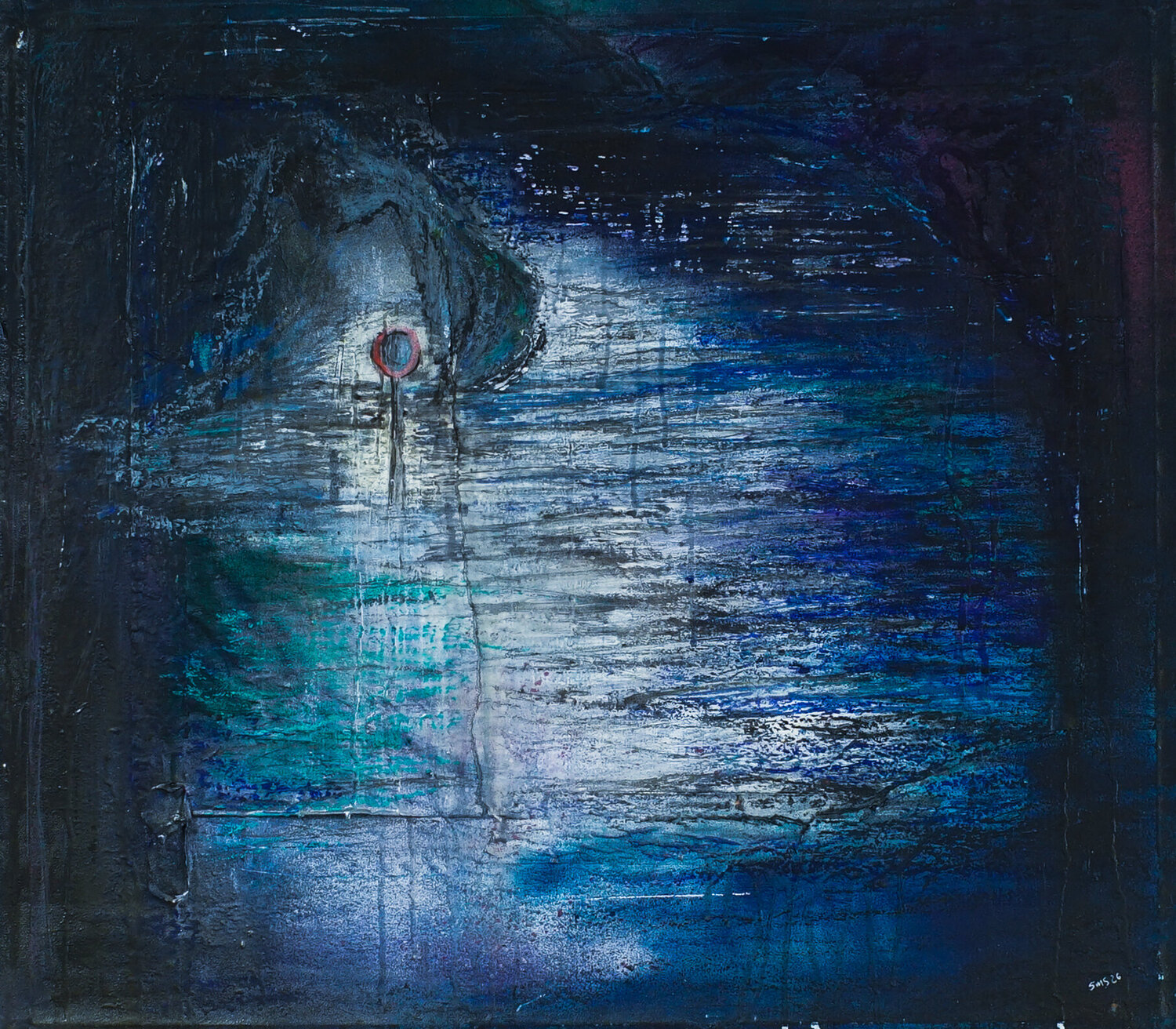 Crue # 1 Sebastián Mejía - Santos Origineel schilderij te koop