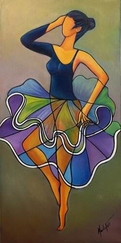 La Bailarina by Carmen Rodriguez, 회화 for Sale on Singulart