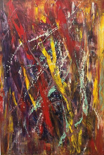 Los caminos entre lazados by Carmen Rodriguez, 회화 for Sale on Singulart