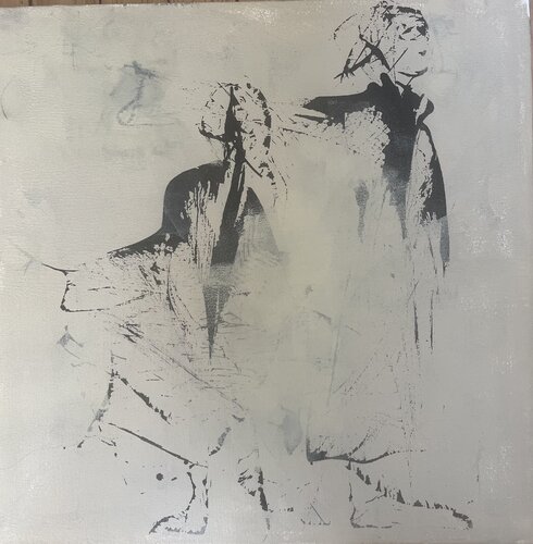 seeker & founder von Hanna Dąbrowska, Malerei kaufen auf Singulart