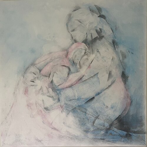 your love. Painthing van Hanna Dąbrowska, Schilderij te koop op Singulart