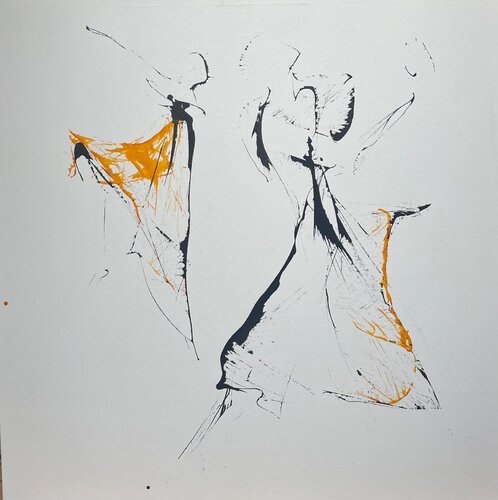 Nothing crucifies my dance von Hanna Dąbrowska, Malerei kaufen auf Singulart