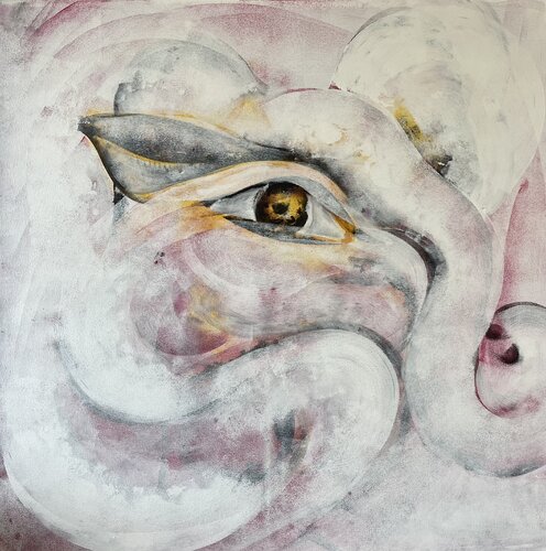 the eye by Hanna Dąbrowska, Painting for Sale on Singulart