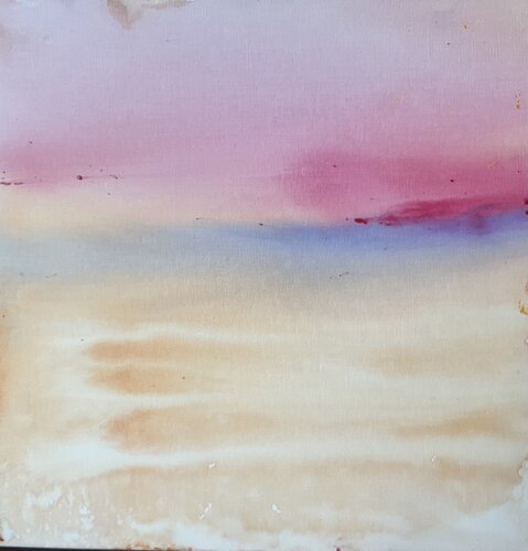 blue3 by Hanna Dąbrowska, Painting for Sale on Singulart