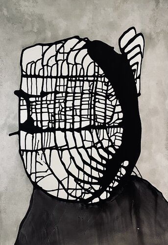 HEAD#M014 by luigi bellinzoni, Work on Paper for Sale on Singulart