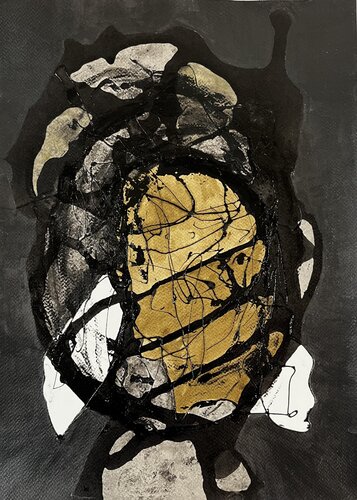 HEAD#XS050 by luigi bellinzoni, 종이 for Sale on Singulart