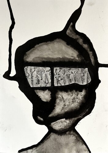 HEAD#XS011 by luigi bellinzoni, Work on Paper for Sale on Singulart