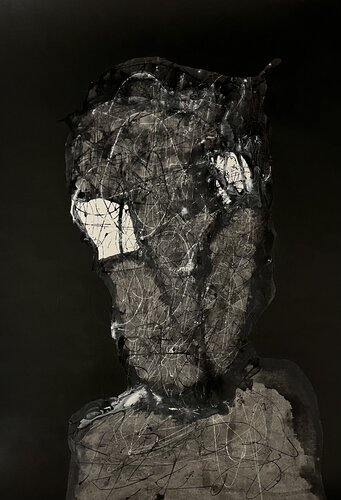 HEAD#S099 par luigi bellinzoni, Œuvre sur papier en vente sur Singulart