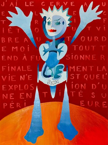 Chromatic existence by Michaël Sfez, Painting for Sale on Singulart