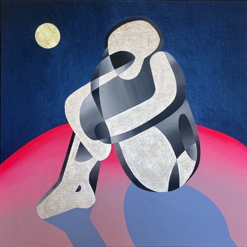Moonlight di Michaël Sfez, Pittura in vendita su Singulart