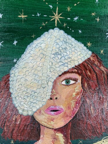My Amor of Pearls van Renée Thiel, Schilderij te koop op Singulart