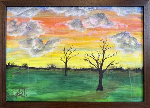 God’s Painted Skies par Renée Thiel, Peinture en vente sur Singulart