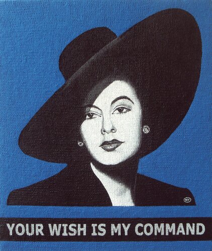YOUR WISH IS MY COMMAND van ART-WOOL Angela Osman + Martin Brauner, Schilderij te koop op Singulart