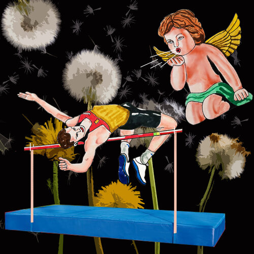 THE ANGEL JUMP by ART-WOOL Angela Osman + Martin Brauner, Print for Sale on Singulart