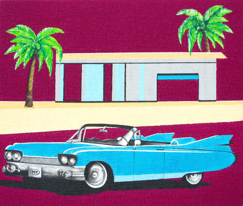 MY CAR IS MY RELIGION van ART-WOOL Angela Osman + Martin Brauner, Schilderij te koop op Singulart