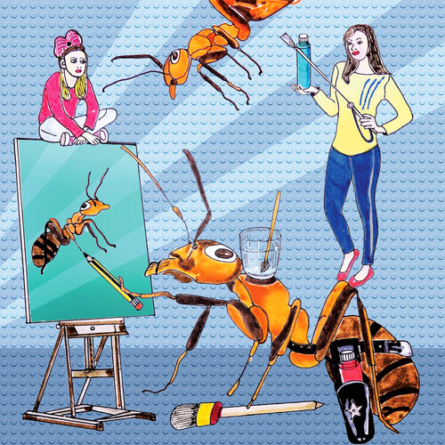 THE STRICT ART TEACHER von ART-WOOL Angela Osman + Martin Brauner, Druck kaufen auf Singulart