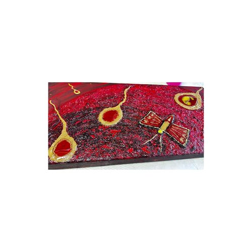 "Divine Tread " in the series Timeless Journey par Natalja Helenurm, Peinture en vente sur Singulart