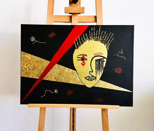Heart To Heart  talk in the series Unconditional Love di Natalja Helenurm, Pittura in vendita su Singulart