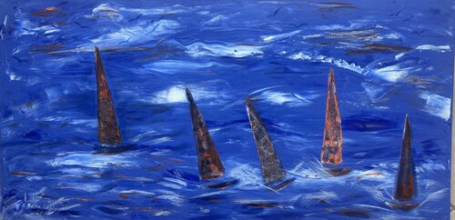 Regatta di Britta Kaping, Pittura in vendita su Singulart