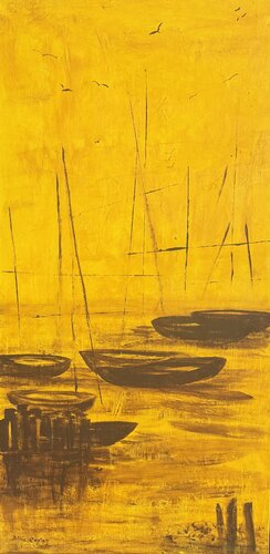 Duett , Abendlicht II di Britta Kaping, Pittura in vendita su Singulart