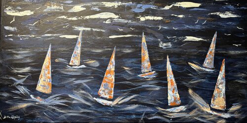 Regatta Nr. Two di Britta Kaping, Pittura in vendita su Singulart