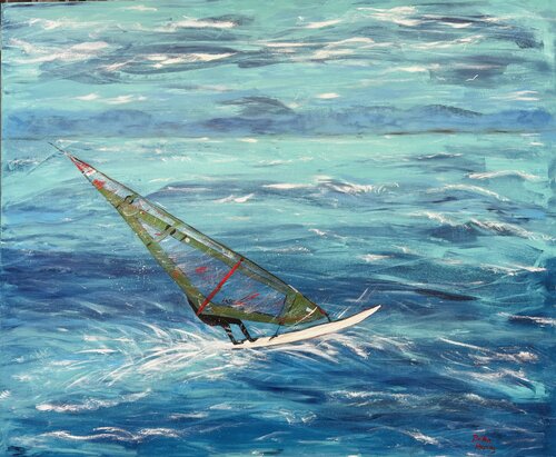 Between Sky and Sea van Britta Kaping, Schilderij te koop op Singulart