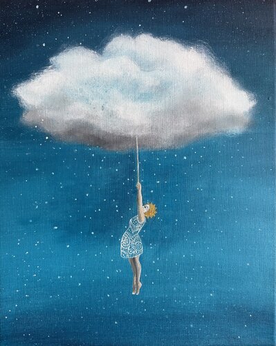 The little star von SAN STARLING, Malerei kaufen auf Singulart