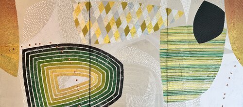 Fragments of memories in the Mirror of time - triptych SAN STARLING