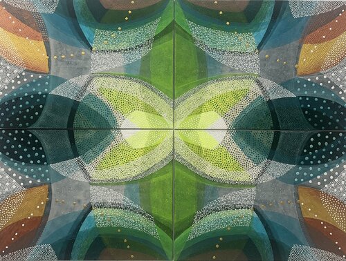 Tetra-Kaleidoscope #3 von SAN STARLING, Malerei kaufen auf Singulart