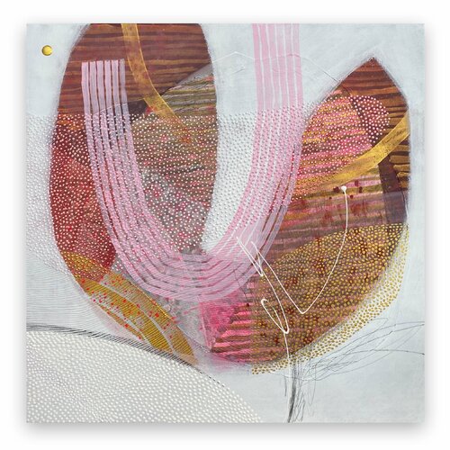 Pink Lotoses  1 van SAN STARLING, Schilderij te koop op Singulart