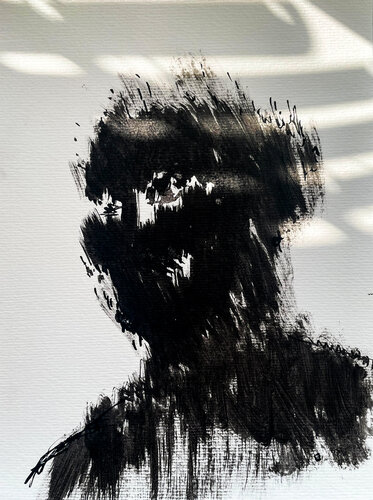 Untitled face 26-02 van Sergio Caruso, Werk op papier te koop op Singulart