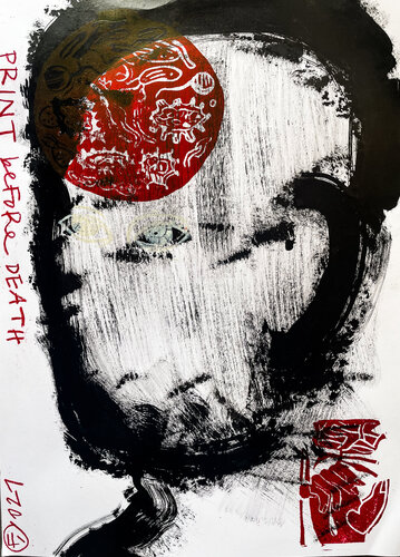 Print before death von Sergio Caruso, Malerei kaufen auf Singulart