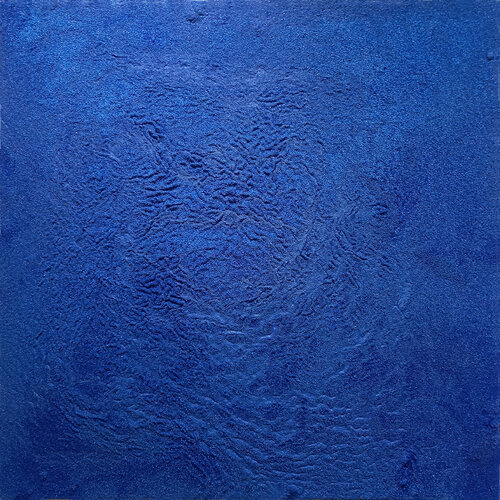 BLUE DESERT #1 (Series 2024) van Eleonora Bourmistrov, Schilderij te koop op Singulart